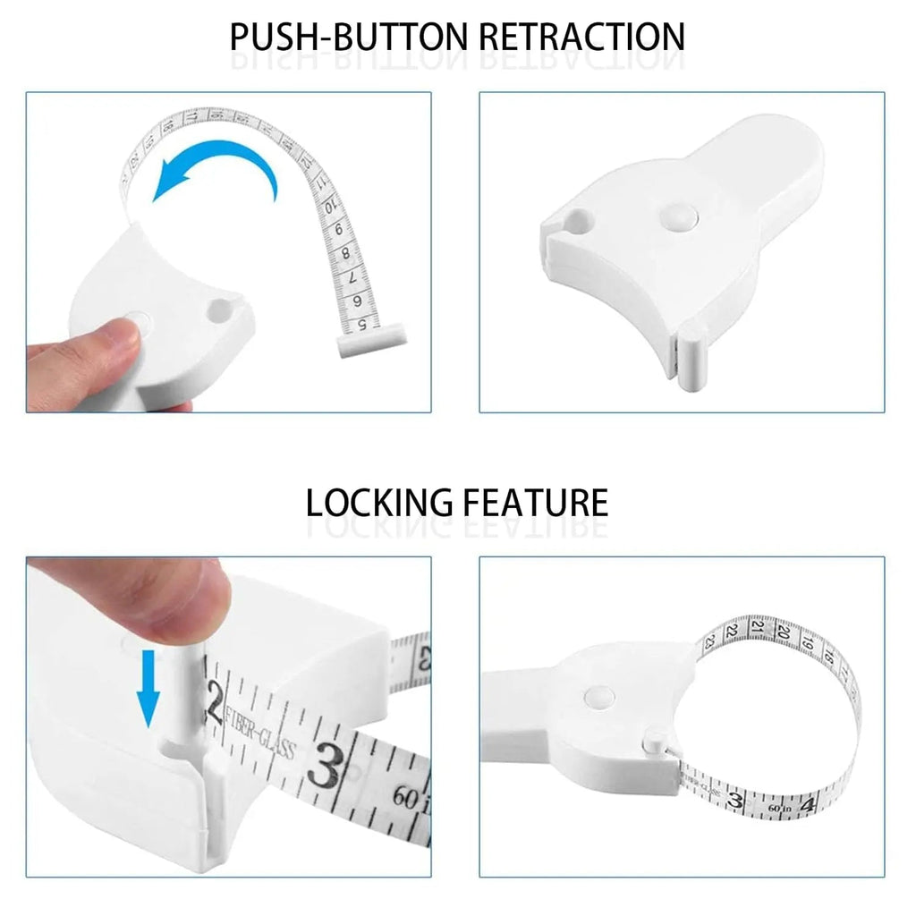 Precision body measuring tape for accurate fitness tracking