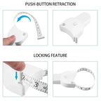 Precision body measuring tape for accurate fitness tracking