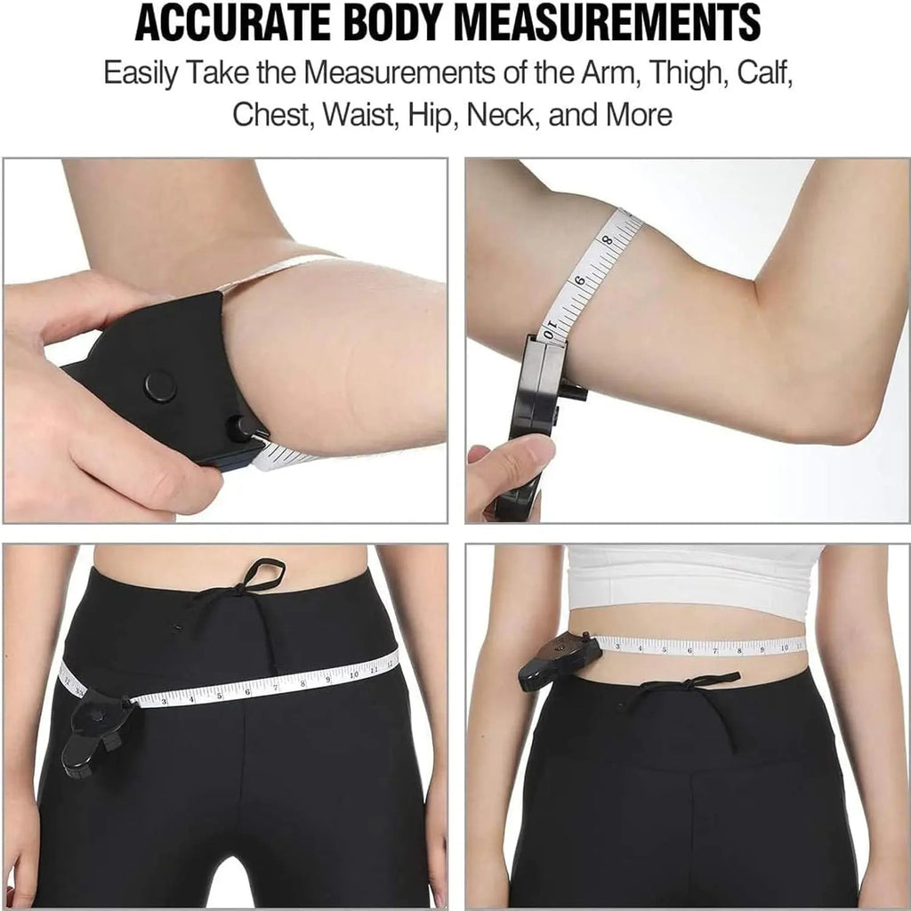 Precision body measuring tape for accurate fitness tracking