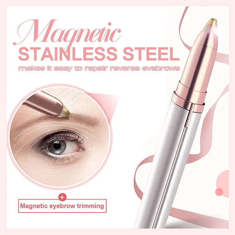 Pain-Free Electric Eyebrow Trimmer for Precise Hair Removal