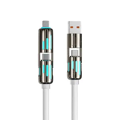 Fast 4-in-1 USB Cable – Universal & Durable