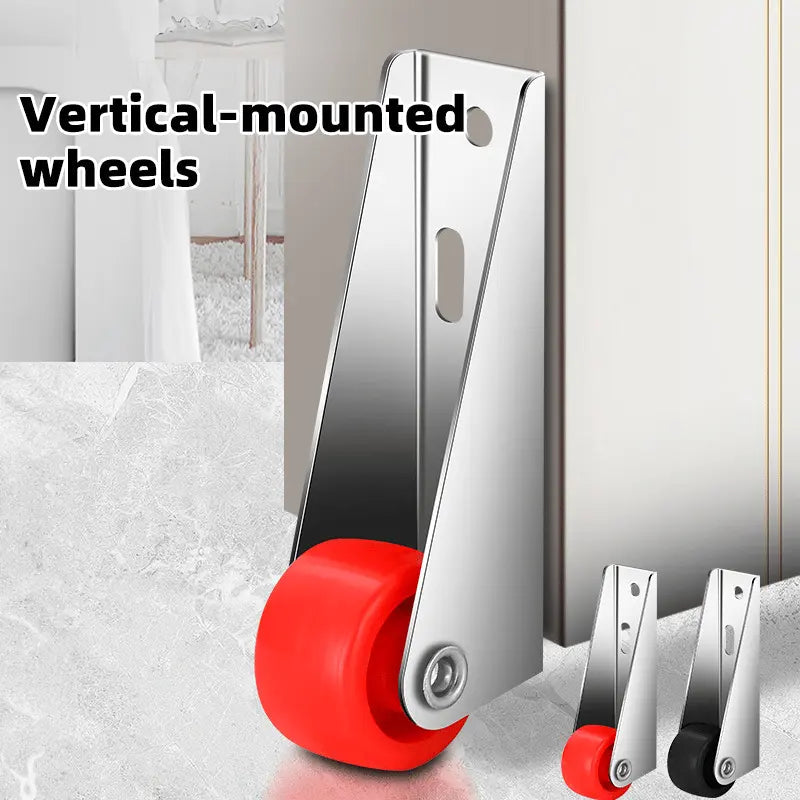Swivel Door Roller with Long Bracket – Quiet & Scratch-Free