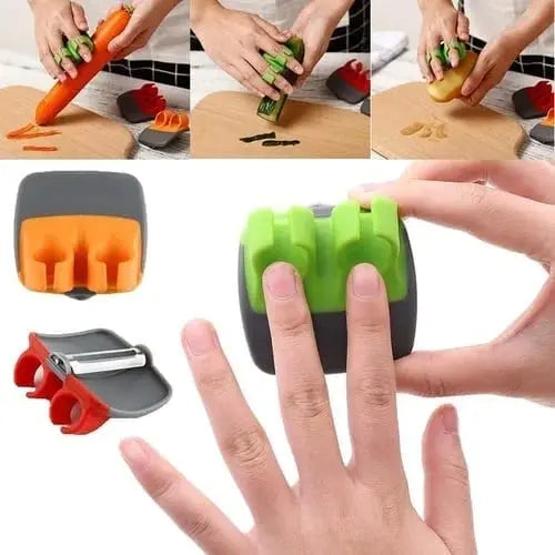 Safe & Effortless Finger Peeler – PRedects Hands & Cuts Quickly