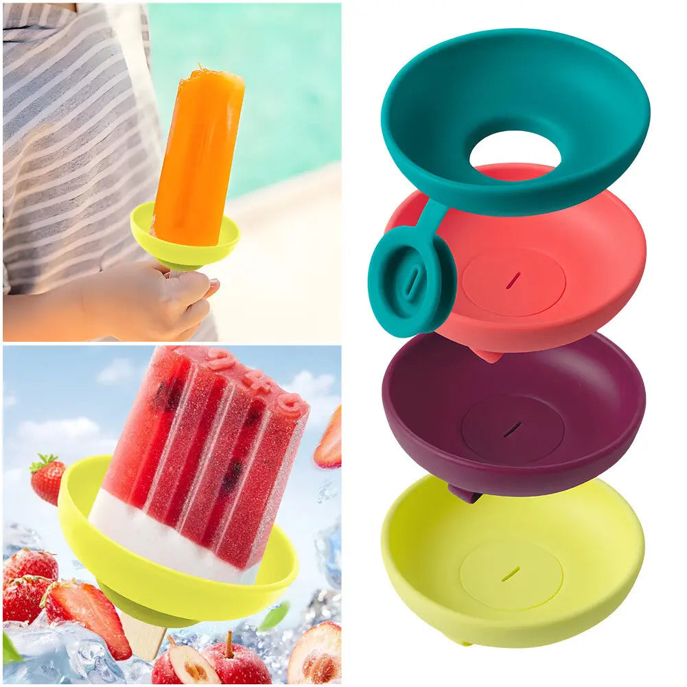 Silicone Ice Cream Holder – Drip PRedection for Popsicles & Cones