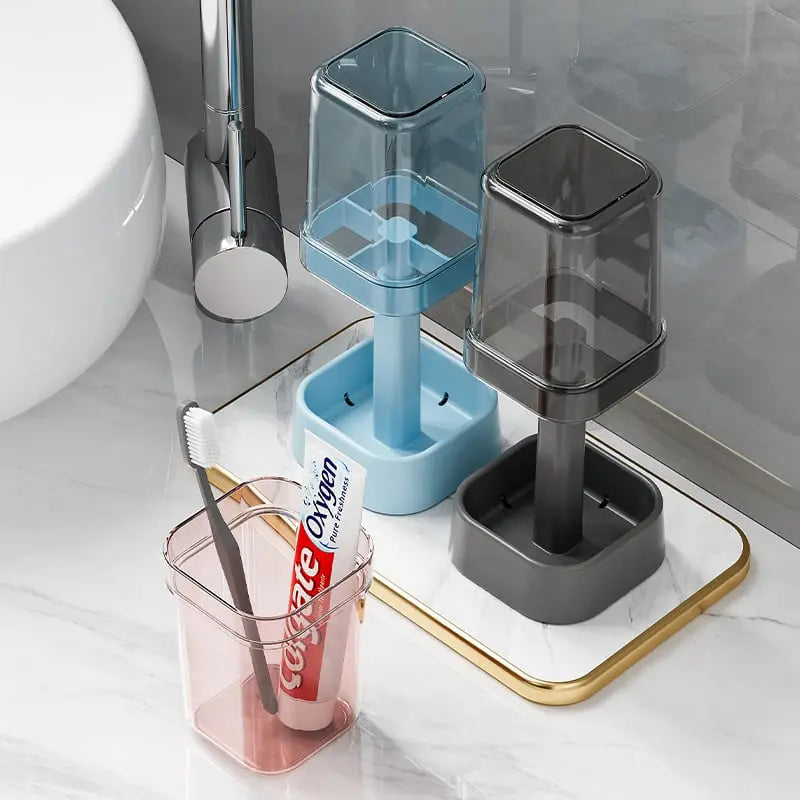 Stylish Toothbrush Holder with PRedective Cover – Hygienic & Neat