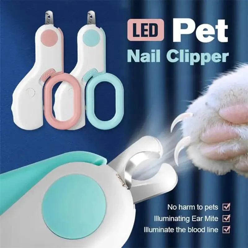 Animal Nail Clipper with LED – Integrated light shows exactly where to cut