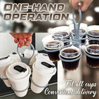 Portable Foldable Drink Holder for up to 6 Drinks