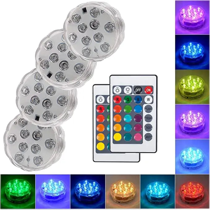 Underwater LED Pool Lights – Waterproof & Remote Control