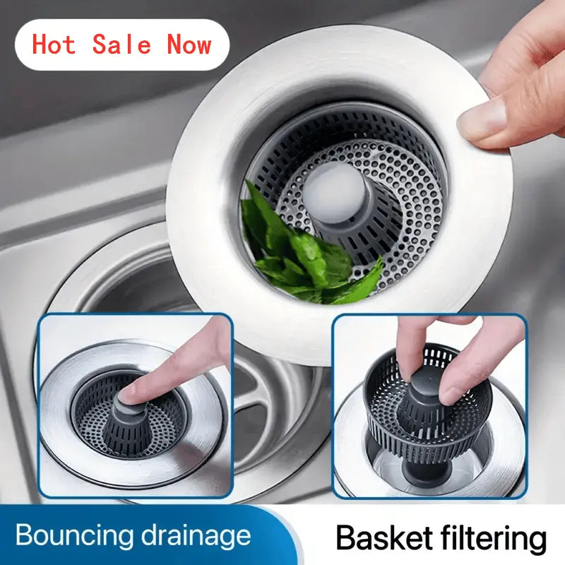 Improved Sink Drain Stopper – No more clogged drains!