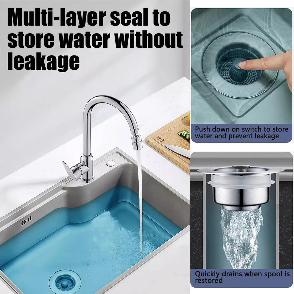 Improved Sink Drain Stopper – No more clogged drains!