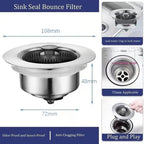 Improved Sink Drain Stopper – No more clogged drains!