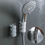 Adjustable shower head holder with strong suction cup
