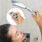 Adjustable shower head holder with strong suction cup
