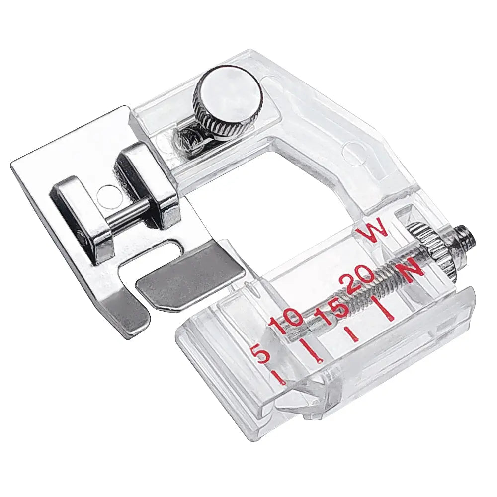 Adjustable bias binding foot – For precise edge finishes