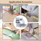 Adjustable bias binding foot – For precise edge finishes