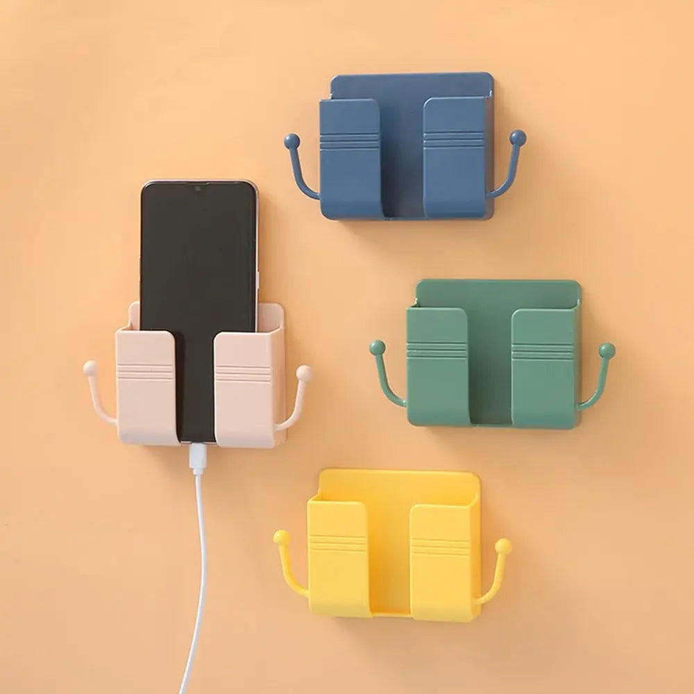 Wall mount for phone & remote control – Practical 2-in-1 organizer