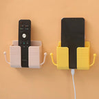 Wall mount for phone & remote control – Practical 2-in-1 organizer