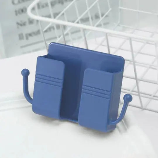 Wall mount for phone & remote control – Practical 2-in-1 organizer