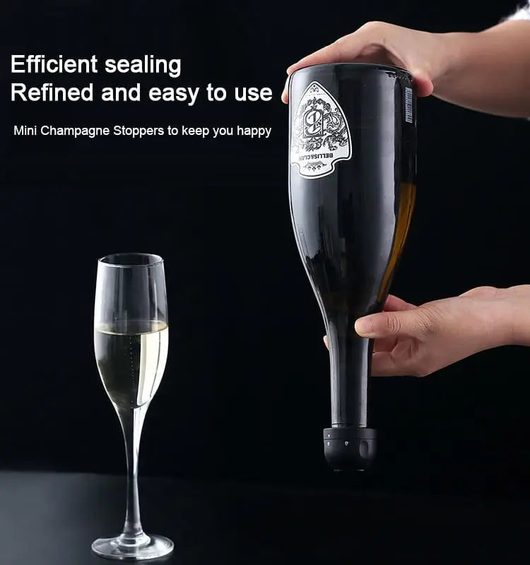 Wine stopper with vacuum function – Preserves aroma & carbonation reliably