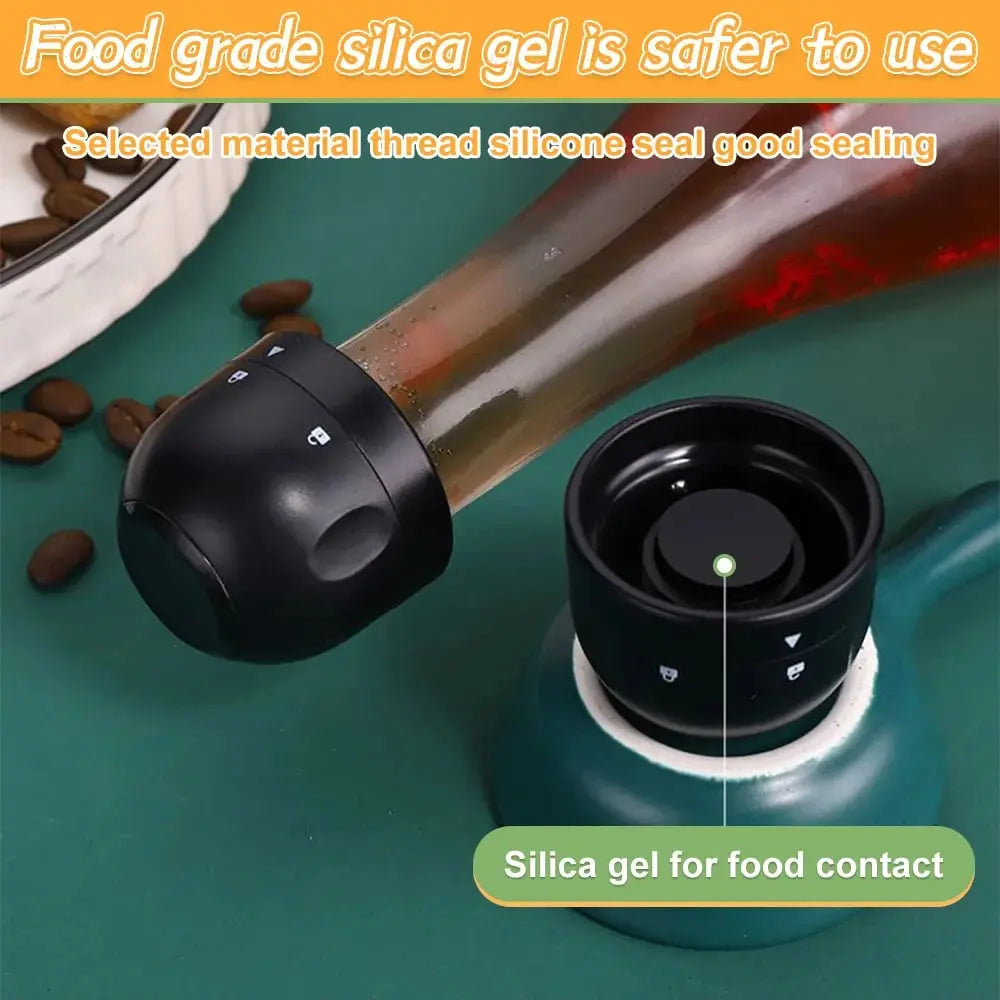 Wine stopper with vacuum function – Preserves aroma & carbonation reliably