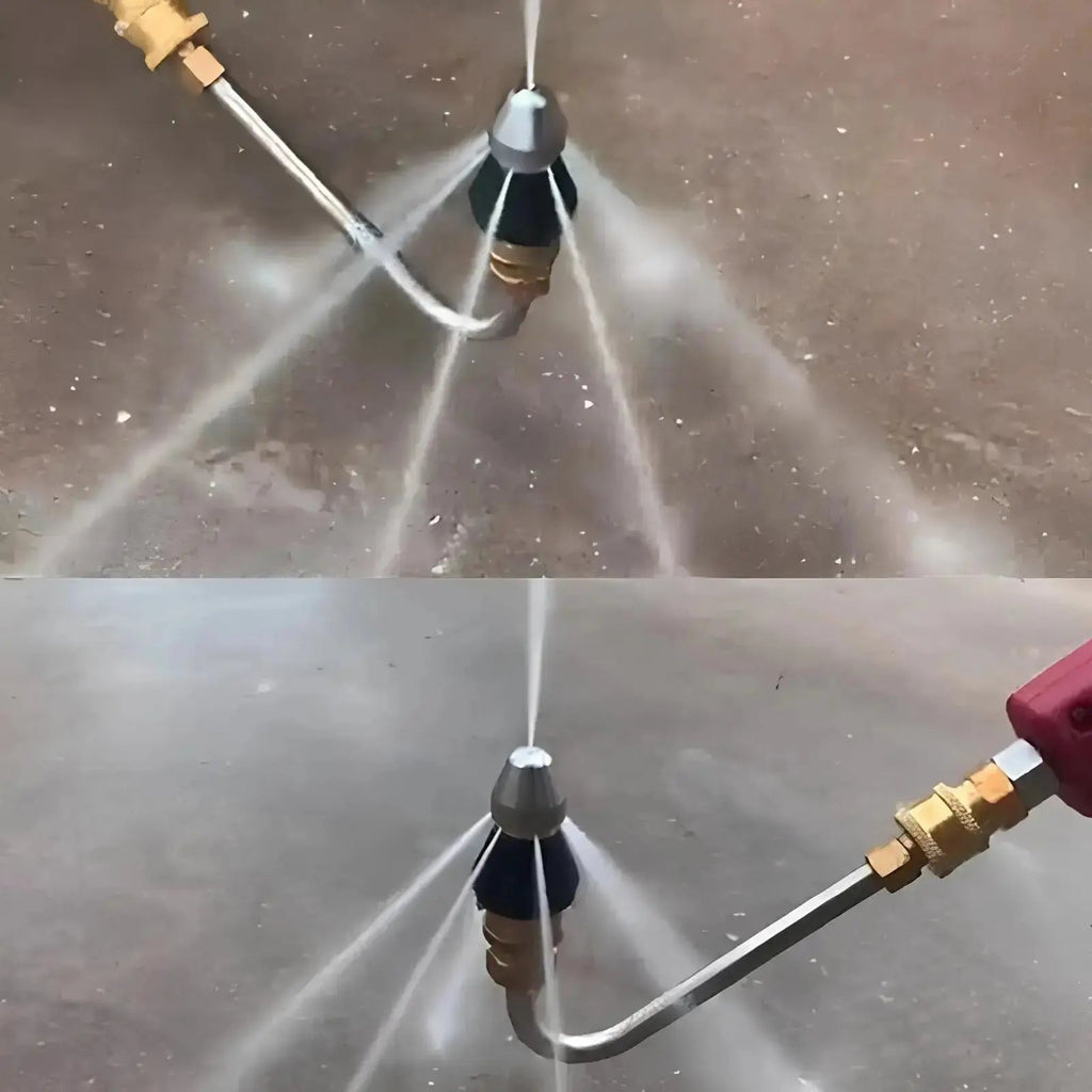 High-pressure pipe cleaning nozzle