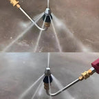 Pipe cleaning nozzle for high-pressure cleaners – Remove clogs in seconds
