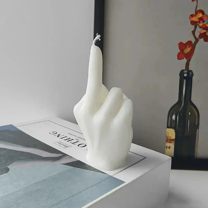 Middle Flame Humorous Candle