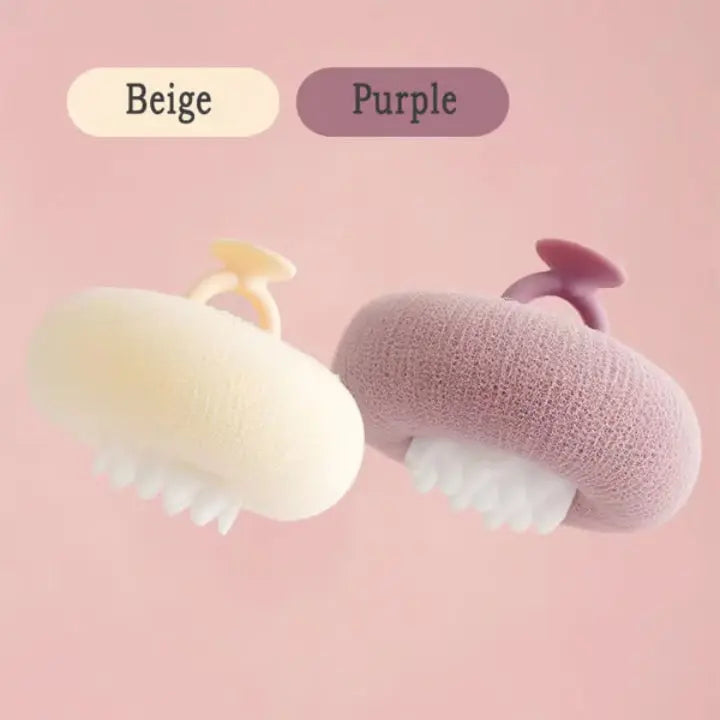 Super soft sunflower peeling bath sponge