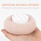 Super soft sunflower peeling bath sponge
