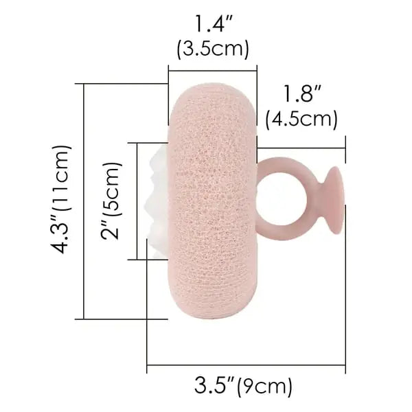 Super soft sunflower peeling bath sponge