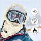 Windproof Sherpa Hooded Ski Mask for Ultimate Cold PRedection