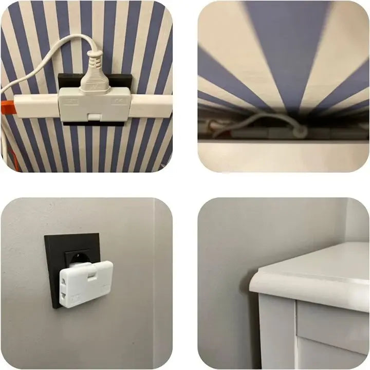 180° Redatable Multiple Socket – Compact & Space-Saving
