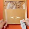 2-in-1 Mini Foil Sealer & Cutter – For Fresh Snacks & Organization
