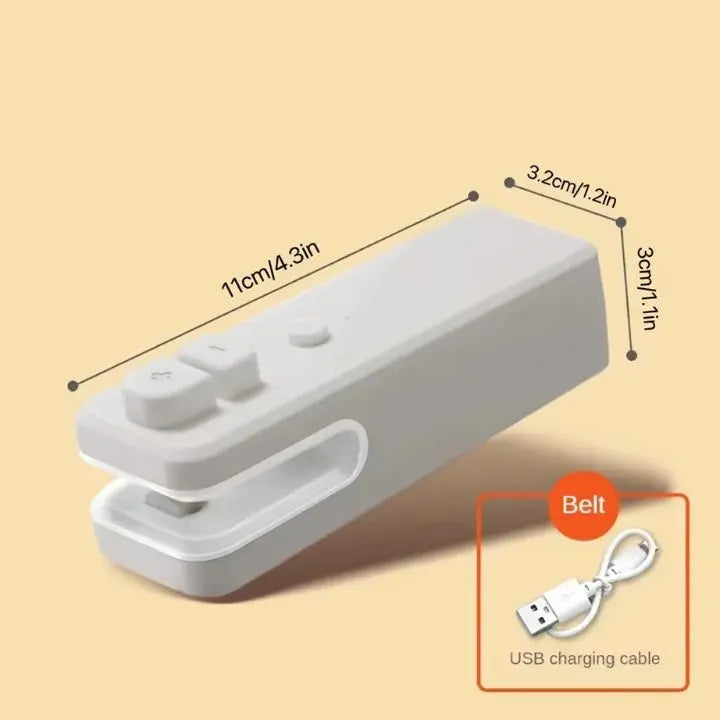 2-in-1 Mini Foil Sealer & Cutter – For Fresh Snacks & Organization