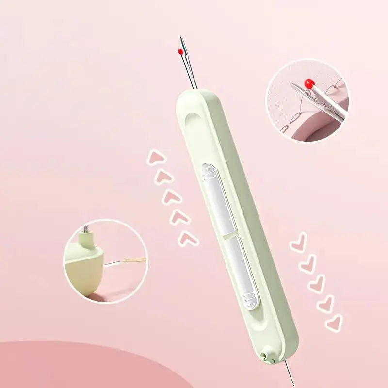 2-in-1 Portable Needle Threader & Seam Ripper