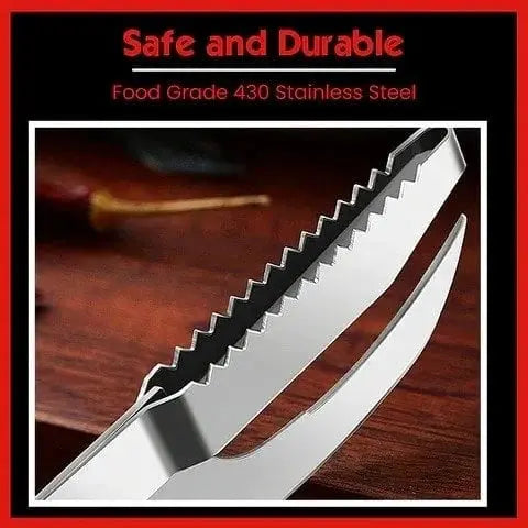 3-in-1 Fish scaler made of stainless steel
