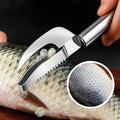 3-in-1 Fish scaler made of stainless steel