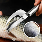 3-in-1 Fish scaler made of stainless steel