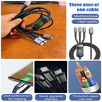 3-in-1 Quick Charging Cable with LED Display