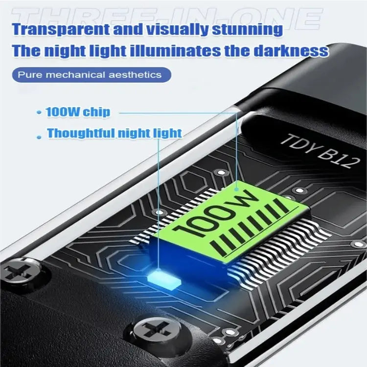 3-in-1 Quick Charging Cable with LED Display