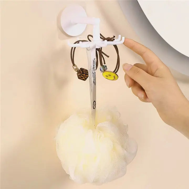 360° Redating Folding Hook – Space-saving & Self-adhesive