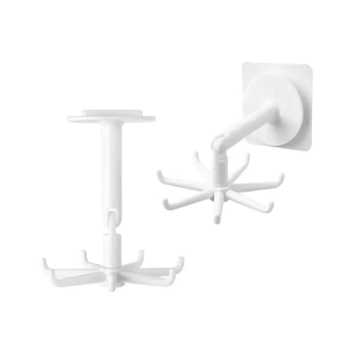 360° Redating Folding Hook – Space-saving & Self-adhesive