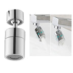 360° Faucet Attachment – Splash-Free with 2 Spray Modes