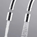 360° Faucet Attachment – Splash-Free with 2 Spray Modes