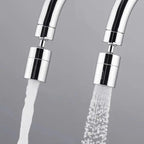 360° Faucet Attachment – Splash-Free with 2 Spray Modes