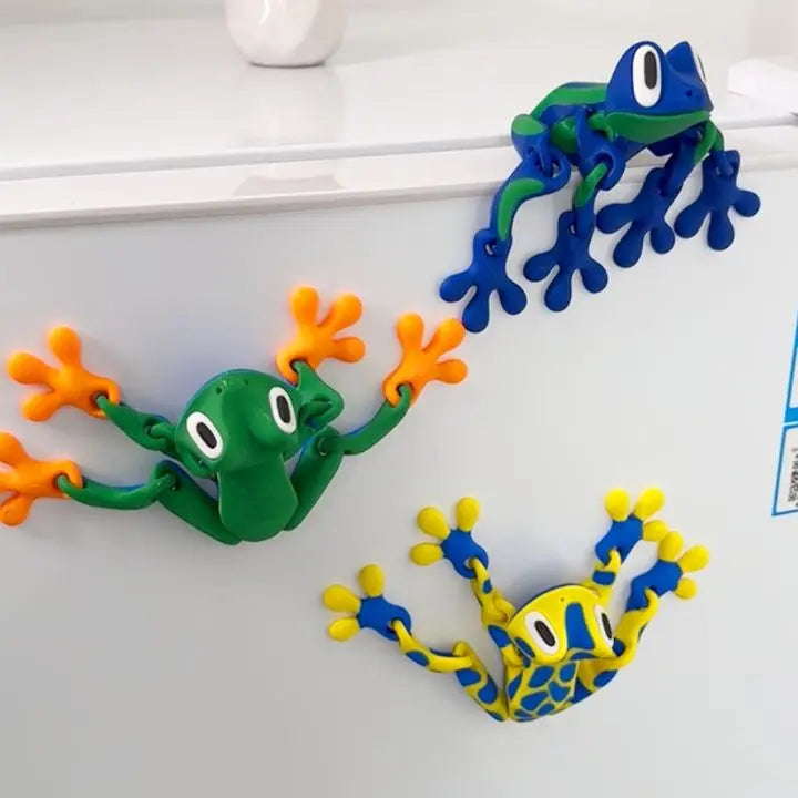 3D-printed magnetic frog refrigerator magnet