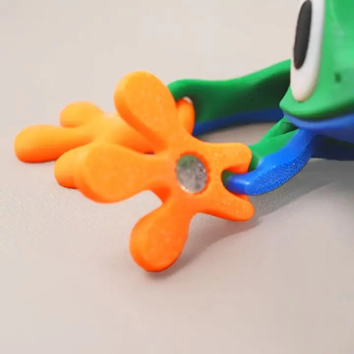 3D-printed magnetic frog refrigerator magnet