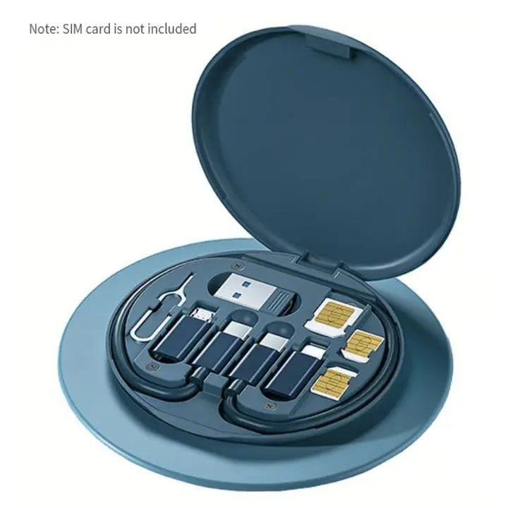 9-in-1 Cable Organizer – Everything for charging & data in one case