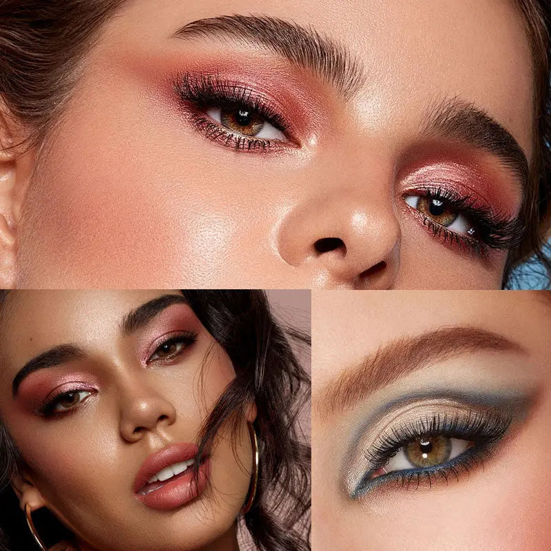 Eye makeup aid for even eyeshadow