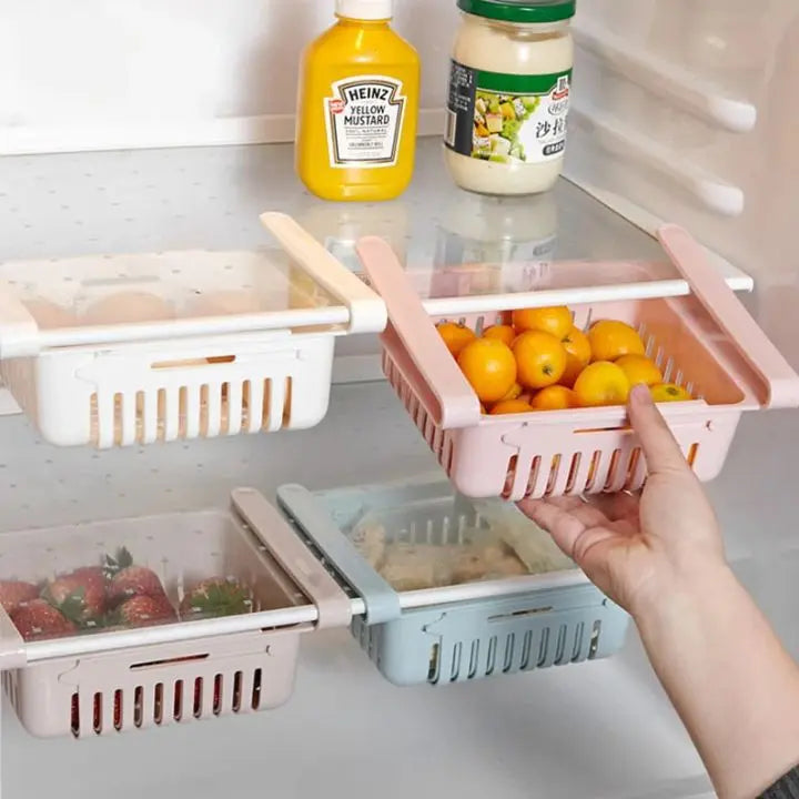 Extendable & Expandable Refrigerator Drawer